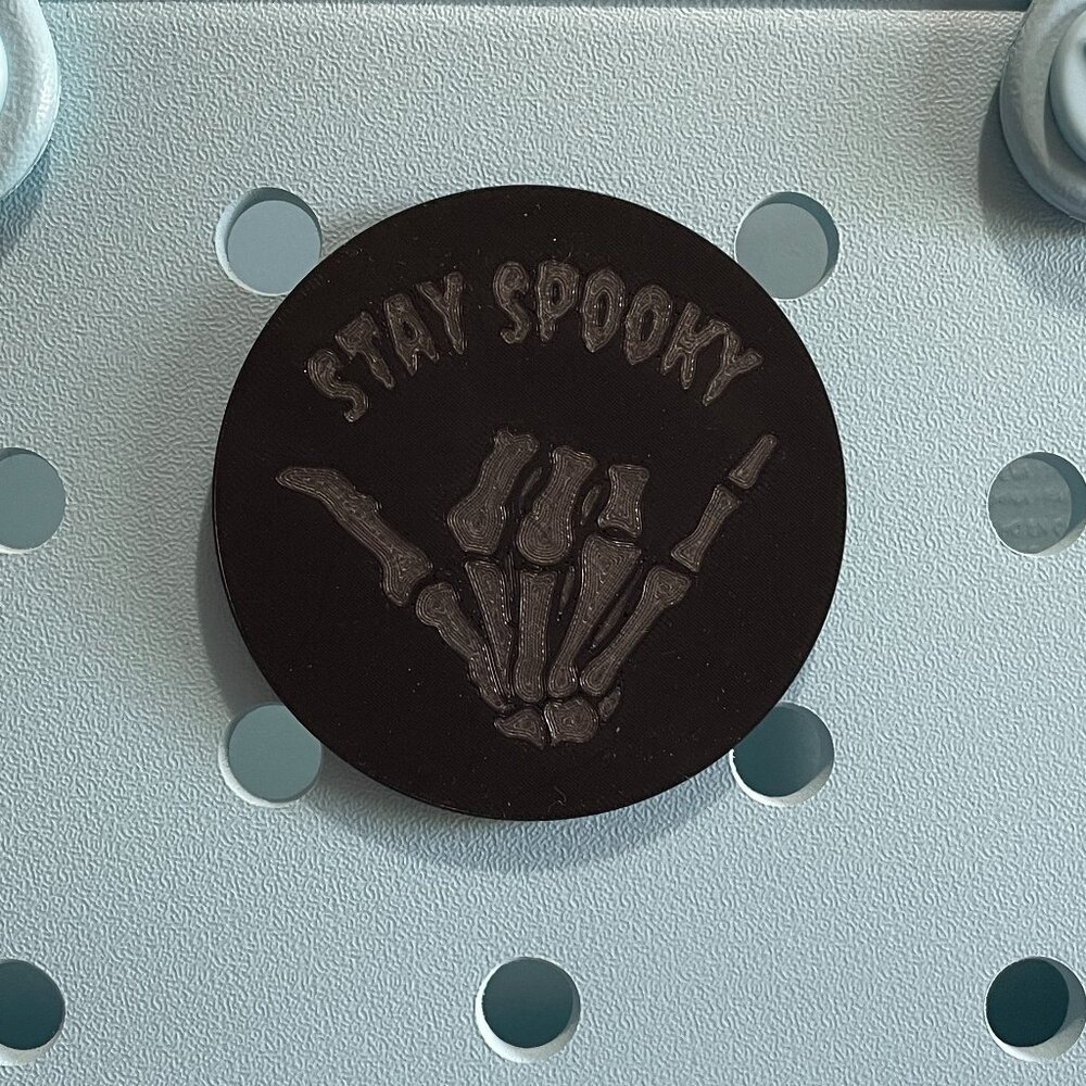 Stay Spooky Bogg Charm-Halloween Bogg Bit Charm-New!